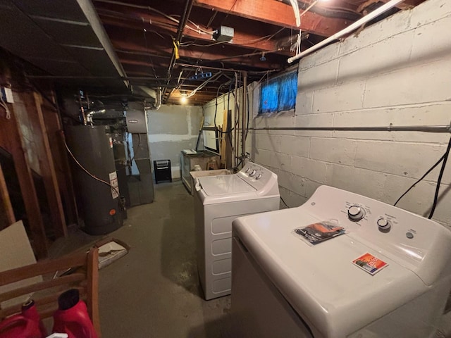7145 Nicollet Ave S, Richfield, MN 55423 - unfinished basement with washer and clothes dryer, water heater, and heating unit