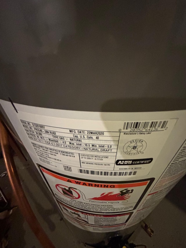 7145 Nicollet Ave S, Richfield, MN 55423 - detailed view of water heater
