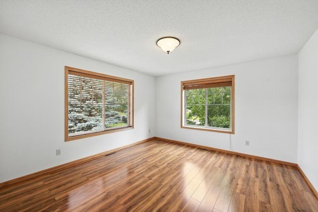 5460 100th Ln N, Brooklyn Park, MN 55443 - unfurnished room with wood finished floors and a textured ceiling