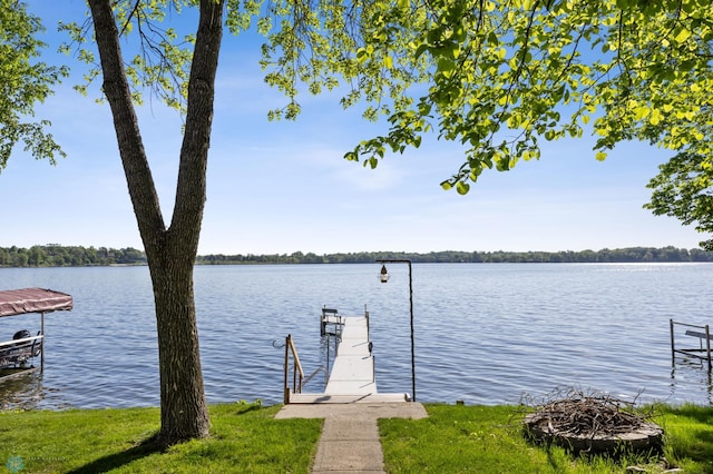 44042 Outlet Beach Rd, Lida Twp, MN 56572 - dock area with a water view