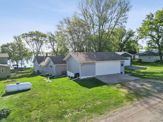 44042 Outlet Beach Rd, Lida Twp, MN 56572 - single story home with driveway and a front lawn