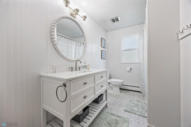 44042 Outlet Beach Rd, Lida Twp, MN 56572 - bathroom with vanity and a baseboard radiator