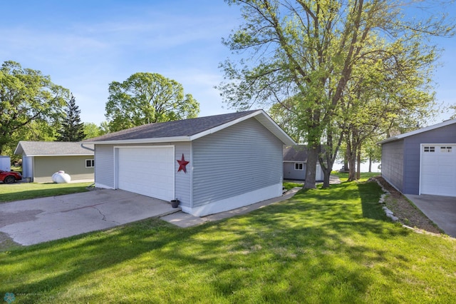 44042 Outlet Beach Rd, Lida Twp, MN 56572 - view of detached garage