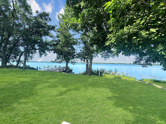 50 Shady Rest Rd, Lake Sarah Twp, MN 56132 - view of green lawn featuring a water view
