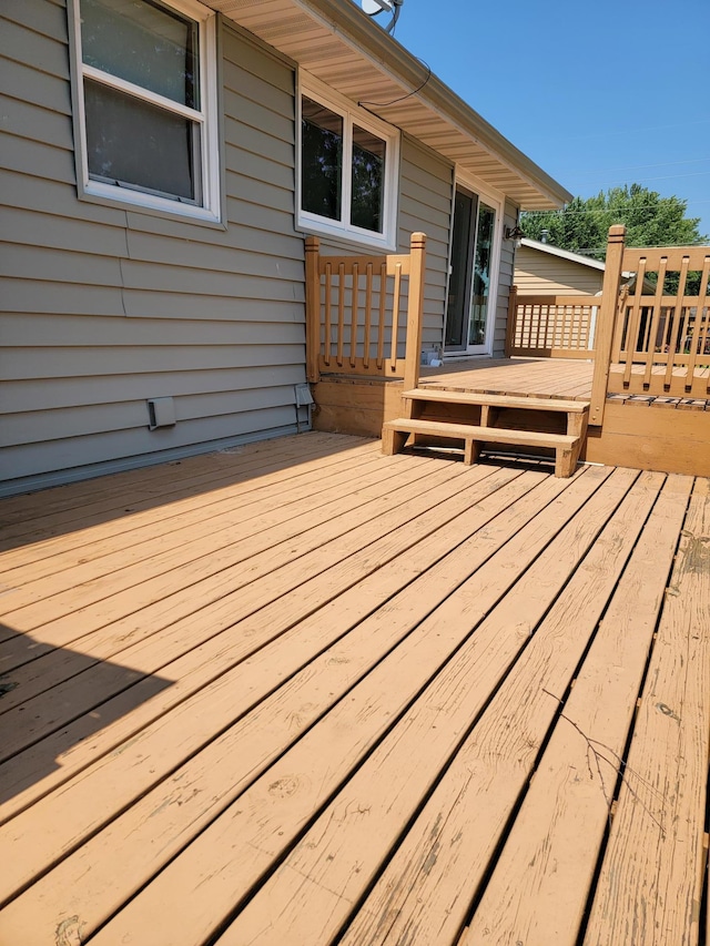 619 3rd St NW, Forest Lake, MN 55025 - view of deck