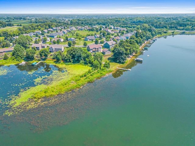 12605 314th St, Lindstrom, MN 55045 - aerial view of property and surrounding area with a large body of water