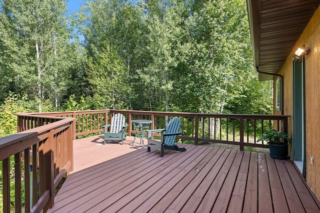 1063 Fernberg Rd, Fall Lake Twp, MN 55731 - view of wooden terrace
