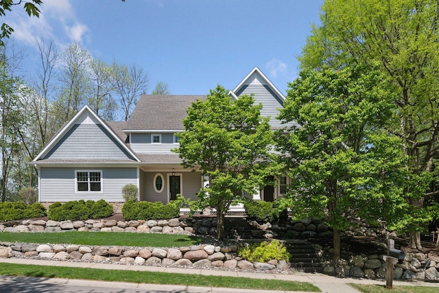 17244 Valley Rd, Eden Prairie, MN 55347 - view of front facade with a shingled roof