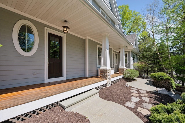 17244 Valley Rd, Eden Prairie, MN 55347 - entrance to property with a porch and roof with shingles