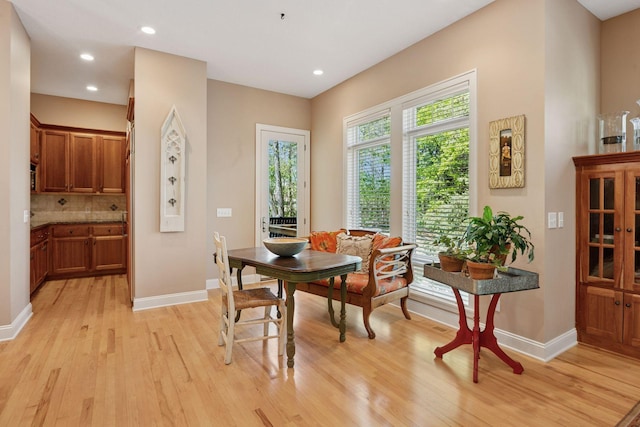 17244 Valley Rd, Eden Prairie, MN 55347 - dining space with light wood-style floors and recessed lighting