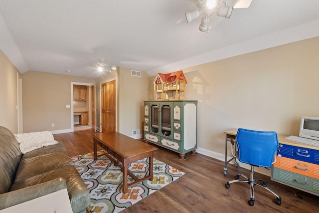17244 Valley Rd, Eden Prairie, MN 55347 - office space featuring a ceiling fan and wood finished floors