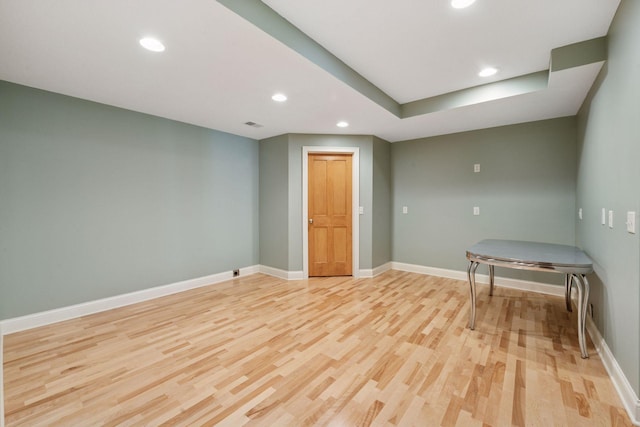 17244 Valley Rd, Eden Prairie, MN 55347 - unfurnished room with recessed lighting and light wood finished floors