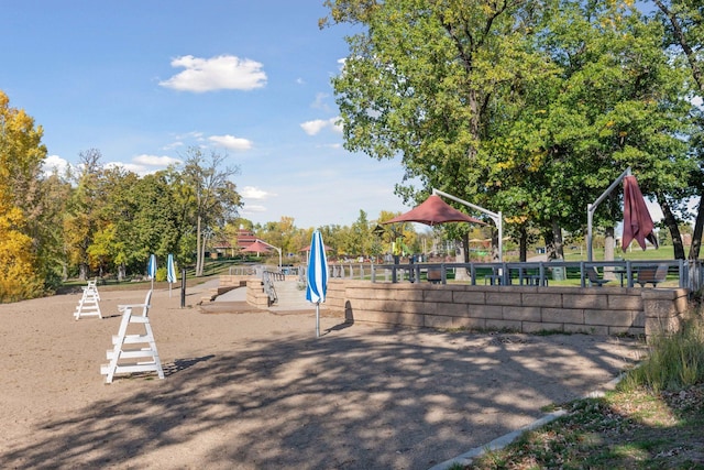 17244 Valley Rd, Eden Prairie, MN 55347 - view of jungle gym with a dog friendly area