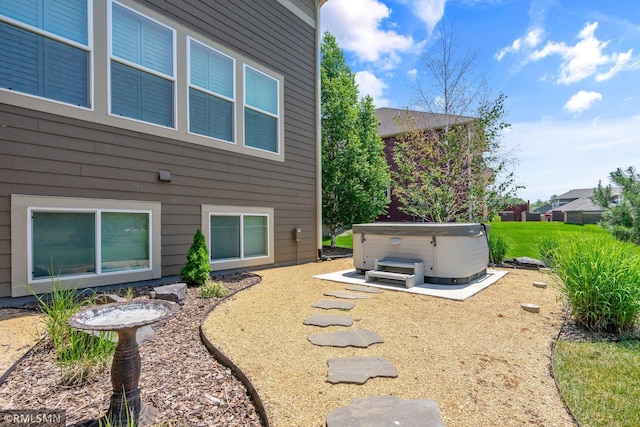 3631 Woodcrest Cir, Eagan, MN 55123 - view of yard featuring a hot tub