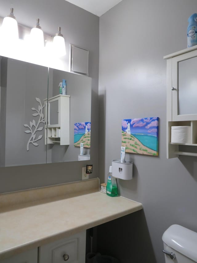 703 1st St SW, Wadena, MN 56482 - bathroom with toilet and vanity