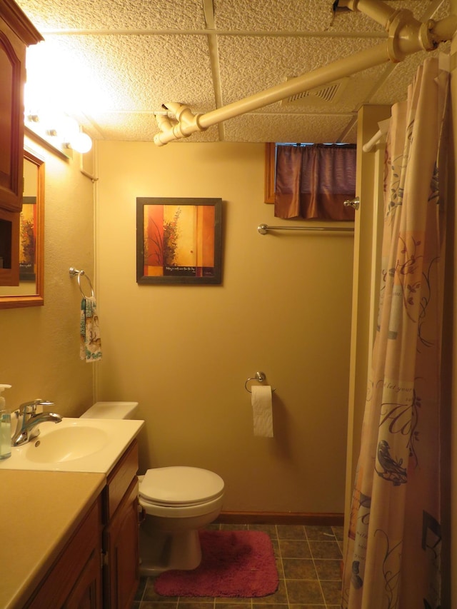 703 1st St SW, Wadena, MN 56482 - bathroom featuring vanity and a shower with curtain