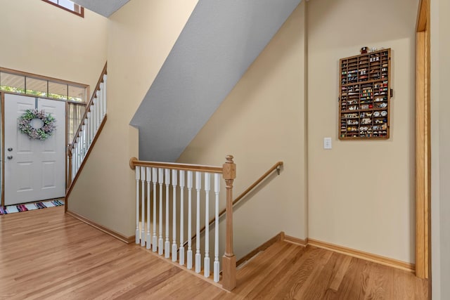 10931 185th Cir NW, Elk River, MN 55330 - foyer entrance featuring wood finished floors and baseboards