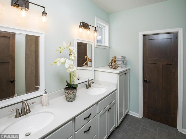 0000 Central Dr NE, Cambridge, MN 55008 - bathroom featuring double vanity and tile patterned flooring