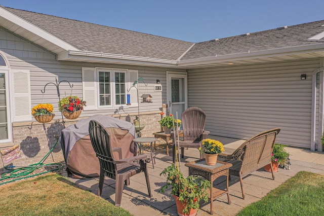 913 Anderson Way, Alexandria, MN 56308 - view of patio / terrace featuring a grill