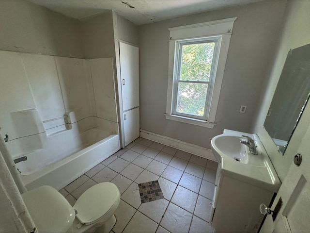 1051 Mclean Ave, Saint Paul, MN 55106 - bathroom featuring vanity, tile patterned flooring, and tub / shower combination
