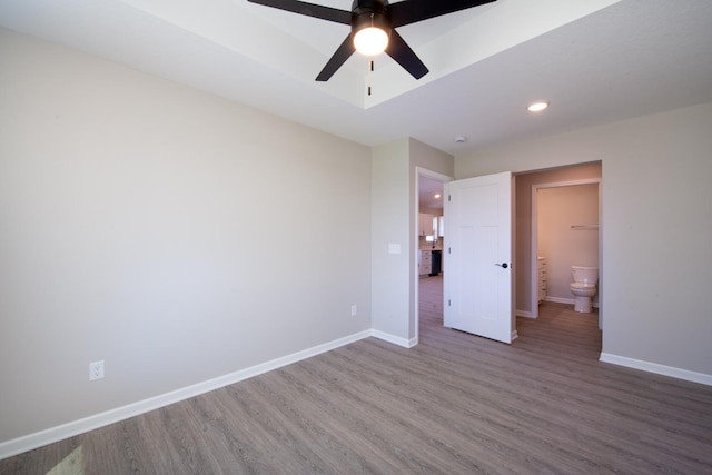 3101 Scotch Ln, Mankato, MN 56001 - unfurnished bedroom featuring wood finished floors and recessed lighting
