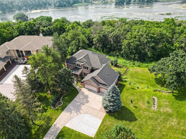 4301 Overlook Dr, Bloomington, MN 55437 - aerial view of property and surrounding area featuring a nearby body of water