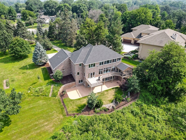 4301 Overlook Dr, Bloomington, MN 55437 - aerial view of property and surrounding area