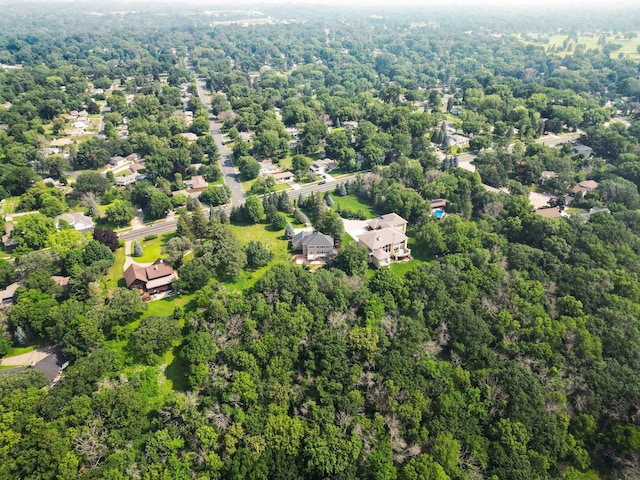 4301 Overlook Dr, Bloomington, MN 55437 - bird's eye view of a heavily wooded area