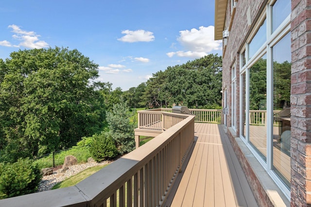 4301 Overlook Dr, Bloomington, MN 55437 - view of wooden deck