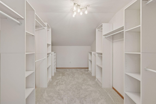 4301 Overlook Dr, Bloomington, MN 55437 - walk in closet with carpet floors and lofted ceiling