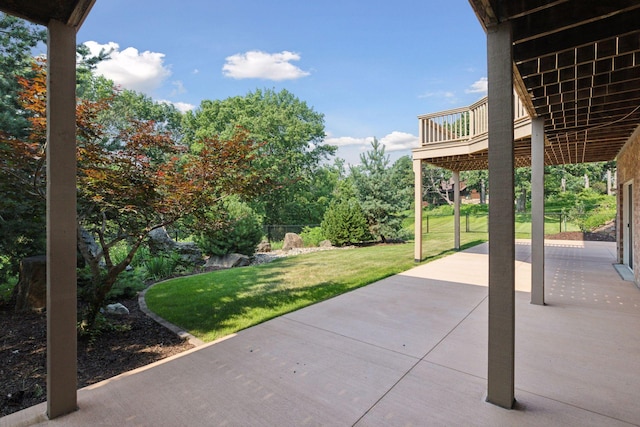 4301 Overlook Dr, Bloomington, MN 55437 - view of patio / terrace featuring a deck