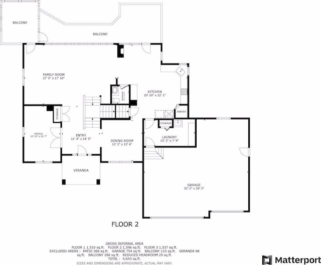 4301 Overlook Dr, Bloomington, MN 55437 - view of room layout