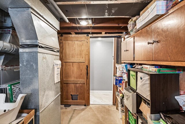 4309 78th Ave N, Brooklyn Park, MN 55443 - unfinished below grade area featuring heating unit