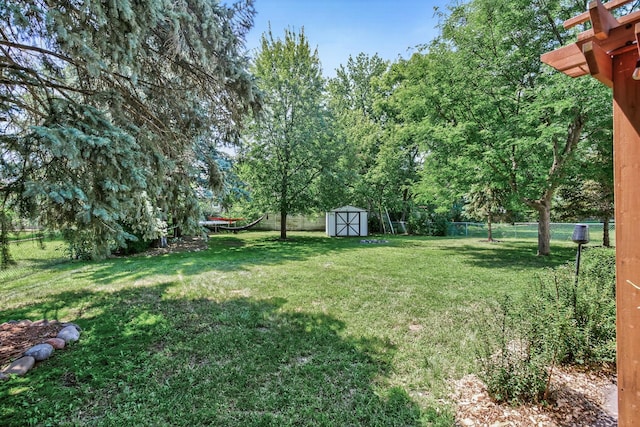 4309 78th Ave N, Brooklyn Park, MN 55443 - fenced backyard with a storage shed