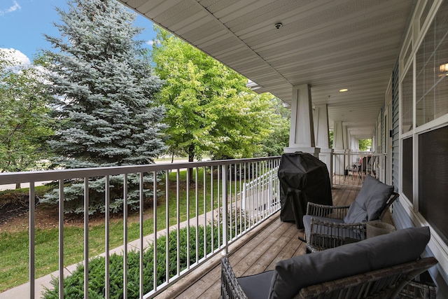 4940 Underwood Ln N Unit 4940B, Plymouth, MN 55442 - balcony featuring a grill