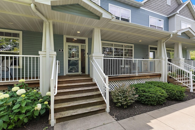 4940 Underwood Ln N Unit 4940B, Plymouth, MN 55442 - doorway to property featuring a porch