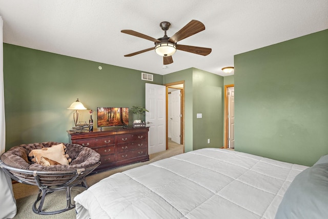 4940 Underwood Ln N Unit 4940B, Plymouth, MN 55442 - carpeted bedroom featuring a ceiling fan