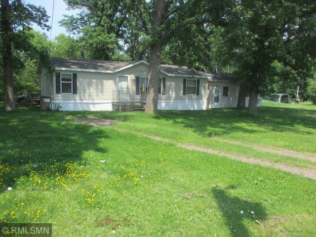32546 360th St, Kimberly Twp, MN 56431 - manufactured / mobile home featuring a front lawn