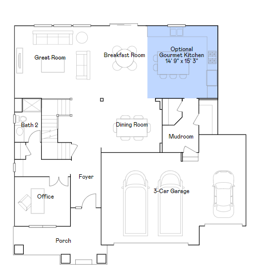 6743 Tamarack Ln, Corcoran, MN 55340 - view of home floor plan
