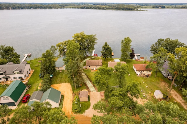 4236 Smith Lake Rd SE, Osakis, MN 56360 - aerial view of residential area with a large body of water