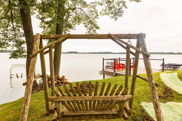 4236 Smith Lake Rd SE, Osakis, MN 56360 - dock featuring a water view
