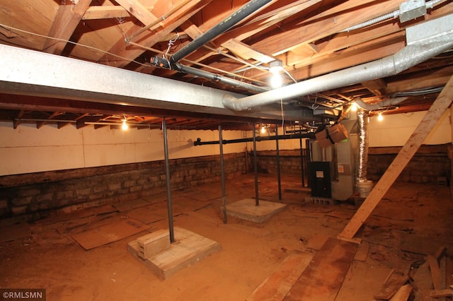 5327 53rd Ave N, Crystal, MN 55429 - unfinished basement featuring heating unit