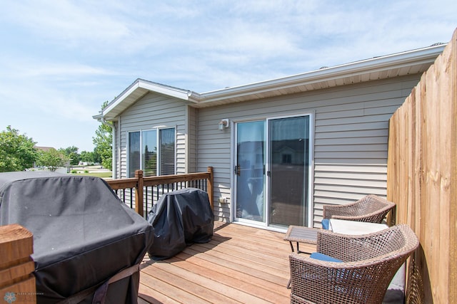 3590 Fillmore St S, Fargo, ND 58104 - deck featuring a grill