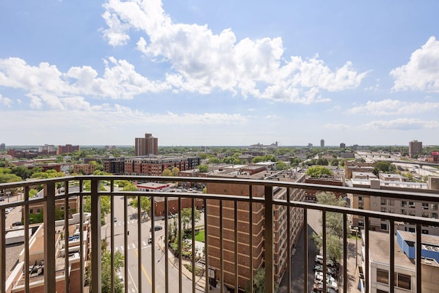 500 Grant St Unit 1105, Minneapolis, MN 55404 - balcony featuring a view of city