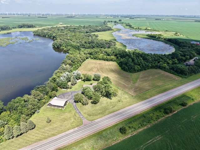 90760 US Highway 71, Christiania Twp, MN 56101 - aerial view of sparsely populated area featuring a nearby body of water