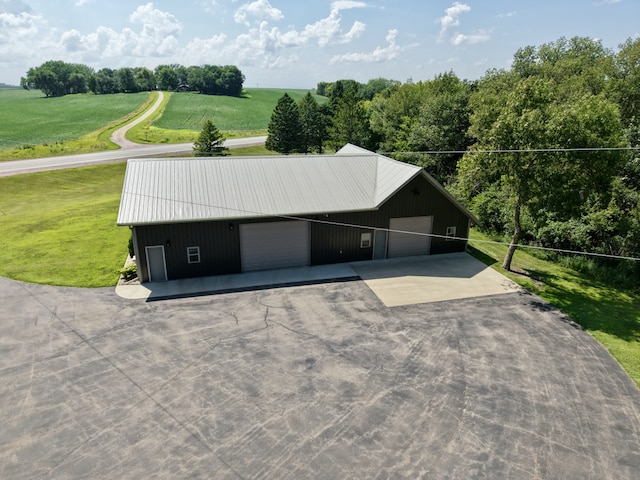 90760 US Highway 71, Christiania Twp, MN 56101 - detached garage with a rural view