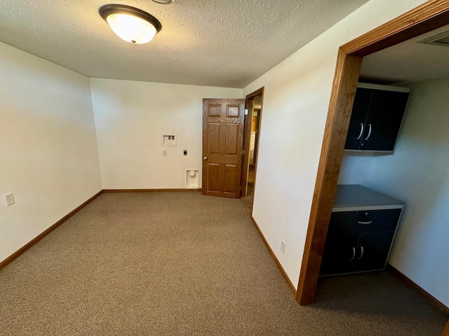 90760 US Highway 71, Christiania Twp, MN 56101 - hallway featuring carpet and a textured ceiling