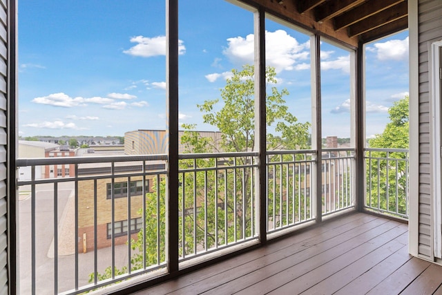 2231 Penn Pl Unit 224, North Saint Paul, MN 55109 - unfurnished sunroom with healthy amount of natural light
