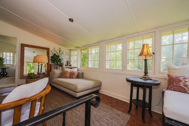 5607 Skogvei Rd, Duluth, MN 55803 - living room with vaulted ceiling and plenty of natural light
