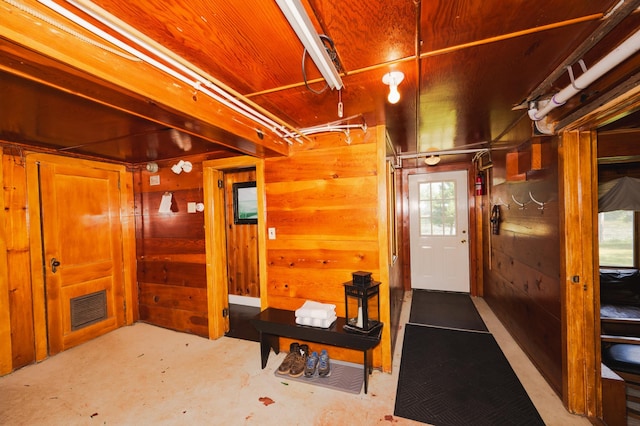 5607 Skogvei Rd, Duluth, MN 55803 - below grade area with wooden walls